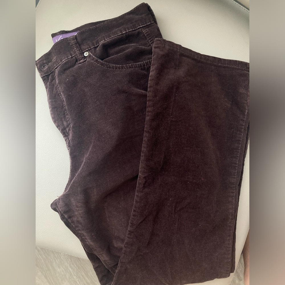 Vintage corduroy chocolate brown pants